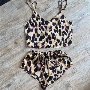 Sexy 2 piece pajama set
